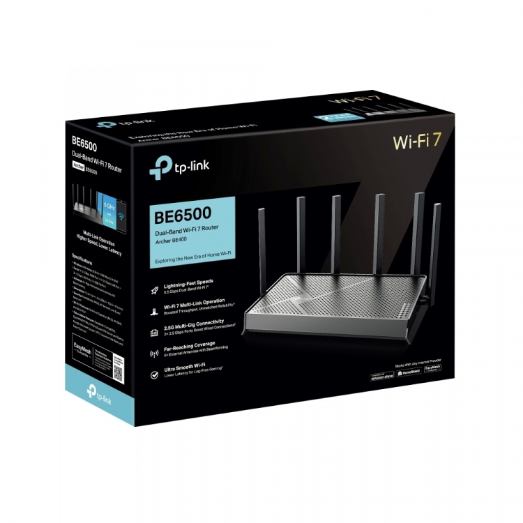 TP-Link Archer BE400 Dual-Band WiFi 7 -reititin