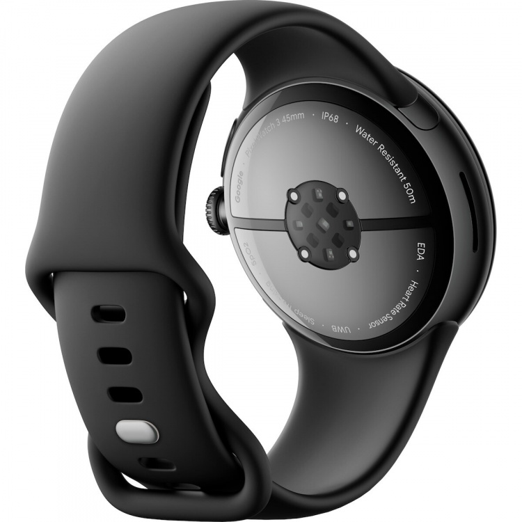 Google Pixel Watch 3 LTE -älykello, 45 mm, Obsidian / Matte Black