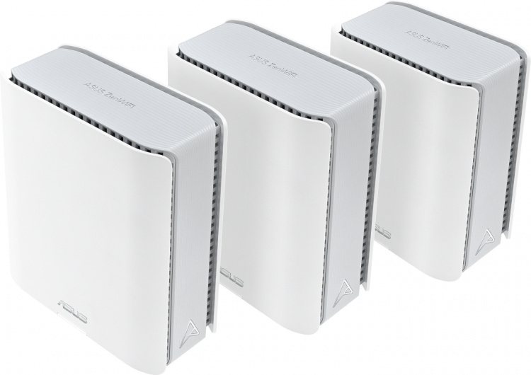 ASUS ZenWiFi BT10 Tri-band WiFi 7 Mesh-järjestelmä, 3-pack, valkoinen