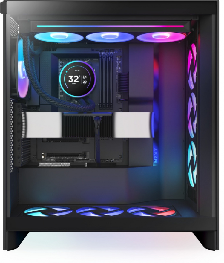 NZXT Kraken Elite RGB 360 (2024) -nestejäähdytysjärjestelmä, musta