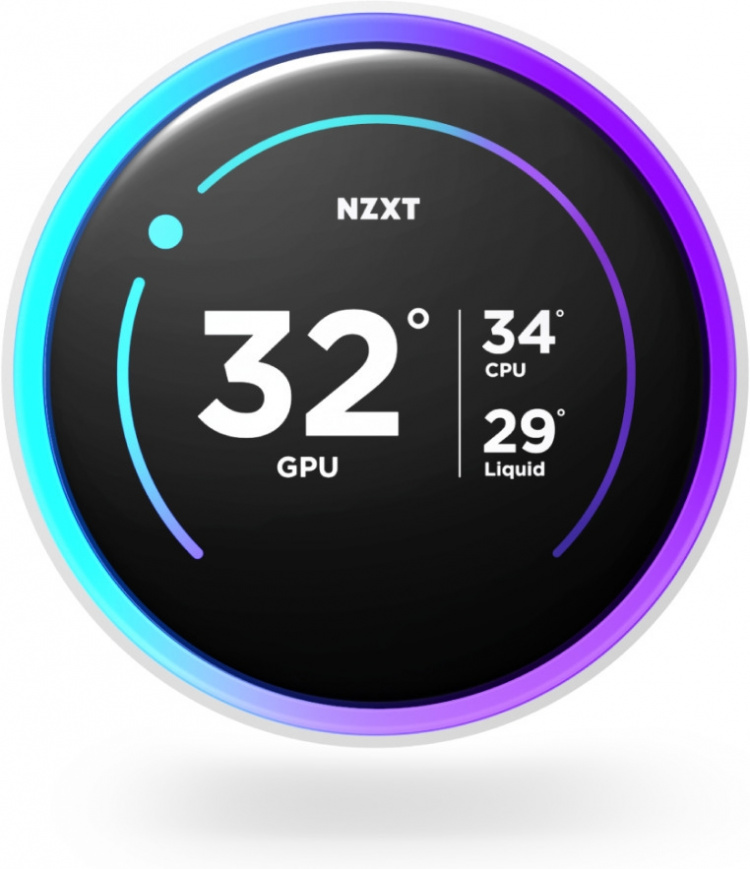 NZXT Kraken Elite RGB 360 (2024) -nestejäähdytysjärjestelmä, valkoinen