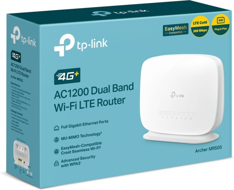 TP-Link Archer MR505 4G+ LTE-modeemi ja WiFi-tukiasema