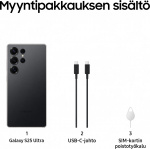Samsung Galaxy S25 Ultra 5G puhelin, 512/12 Gt, Titanium Black