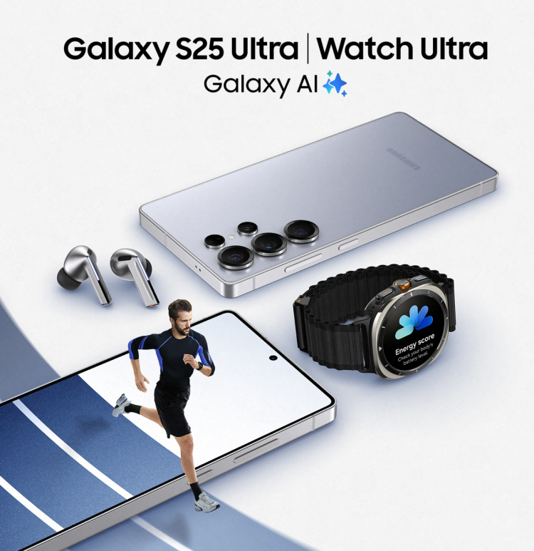 Samsung Galaxy S25 Ultra 5G puhelin, 512/12 Gt, Titanium Whitesilver