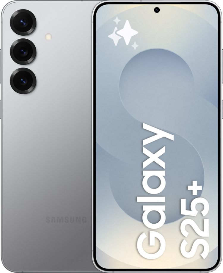 Samsung Galaxy S25+ 5G puhelin, 256/12 Gt, Silver Shadow
