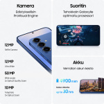 Samsung Galaxy S25+ 5G puhelin, 256/12 Gt, Silver Shadow