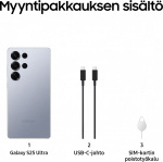 Samsung Galaxy S25 Ultra 5G puhelin, 512/12 Gt, Titanium Silverblue