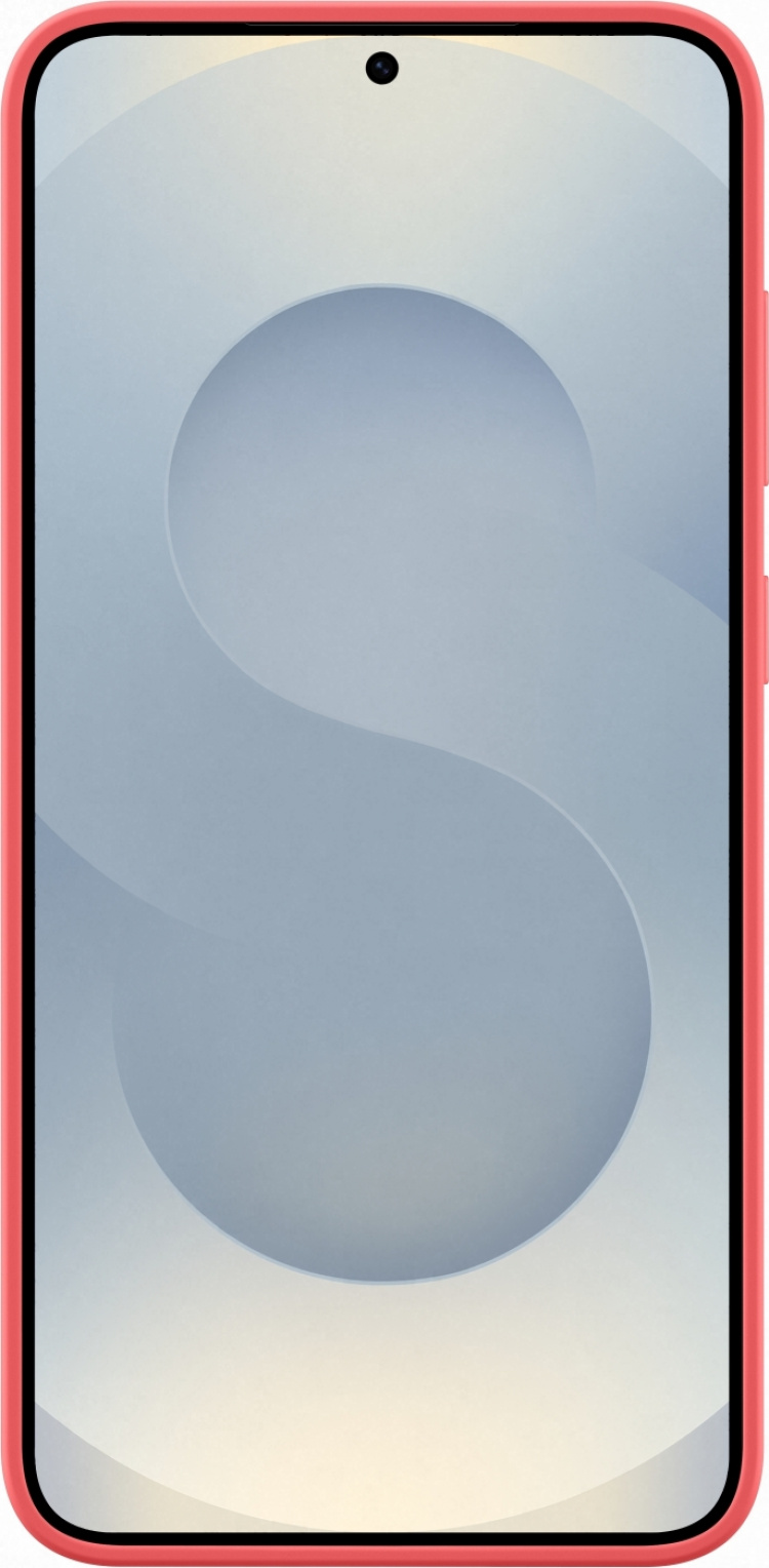 Samsung Galaxy S25+ Silicone suojakuori, punainen