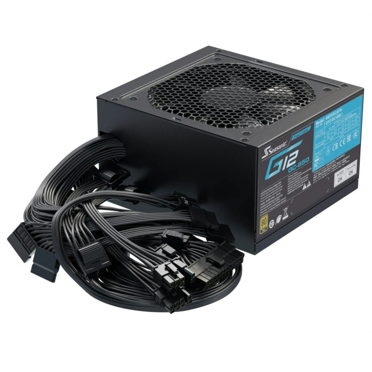 Seasonic G12 GC-650 ATX-virtalähde, 650 W (2024)
