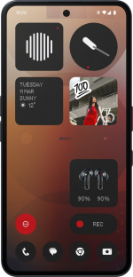 Nothing Phone (3a) puhelin, 256/12 Gt, musta