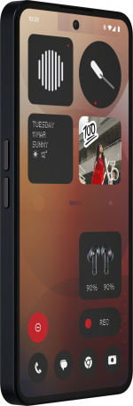Nothing Phone (3a) puhelin, 256/12 Gt, musta