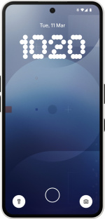 Nothing Phone (3a) puhelin, 256/12 Gt, valkoinen