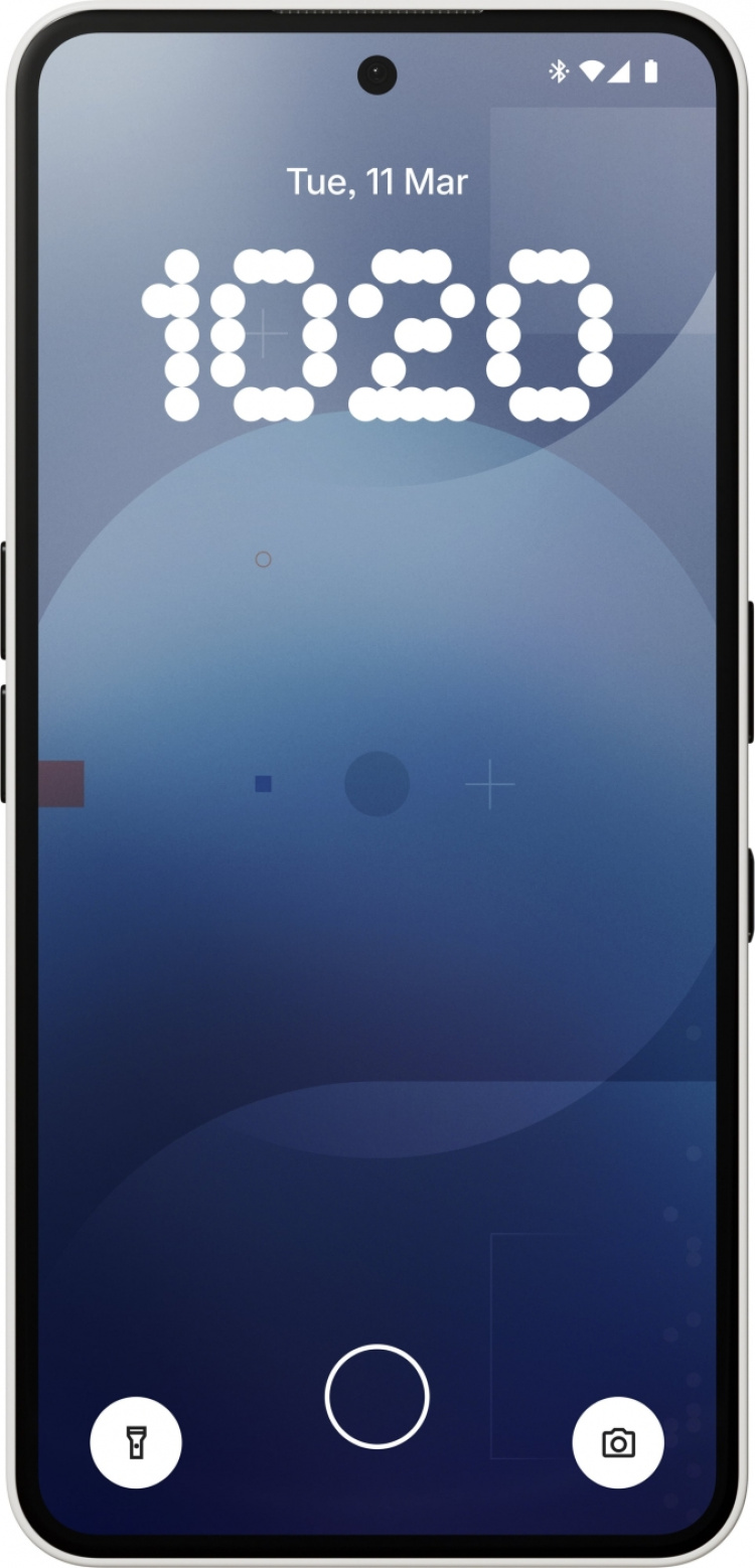 Nothing Phone (3a) puhelin, 256/12 Gt, valkoinen