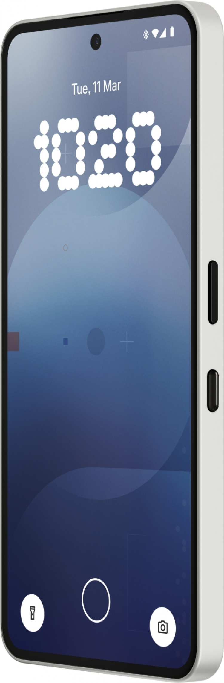 Nothing Phone (3a) puhelin, 256/12 Gt, valkoinen