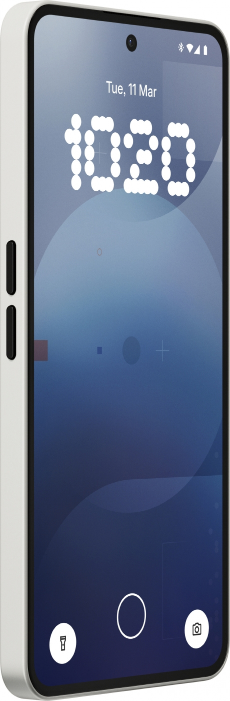 Nothing Phone (3a) puhelin, 256/12 Gt, valkoinen