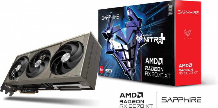 Sapphire Technologies Sapphire NITRO+ AMD Radeon RX 9070 XT OC näytönohjain