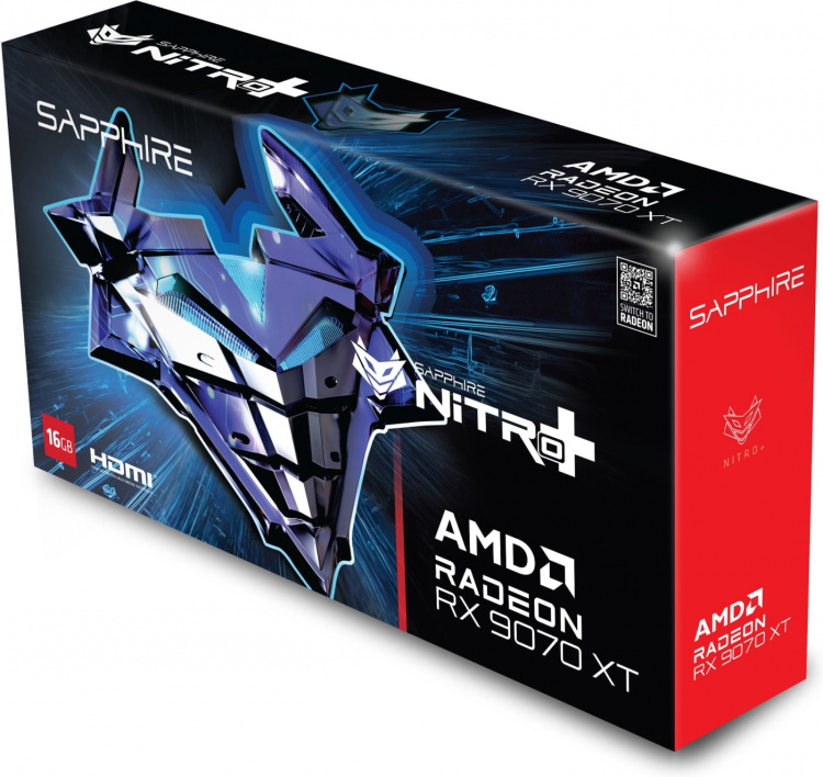 Sapphire Technologies Sapphire NITRO+ AMD Radeon RX 9070 XT OC näytönohjain