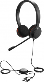 Jabra Evolve 20 kuulokemikrofoni, stereo, UC, USB-C/USB-A