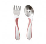 Bambino My First Fork & Spoon - Kirsikanpunainen
