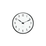 Arne Jacobsen Clocks Arne Jacobsen – Station-seinäkello – Ø21 cm – musta