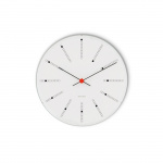 Arne Jacobsen Clocks Arne Jacobsen – Bankers -seinäkello – Ø29 cm – valkoinen