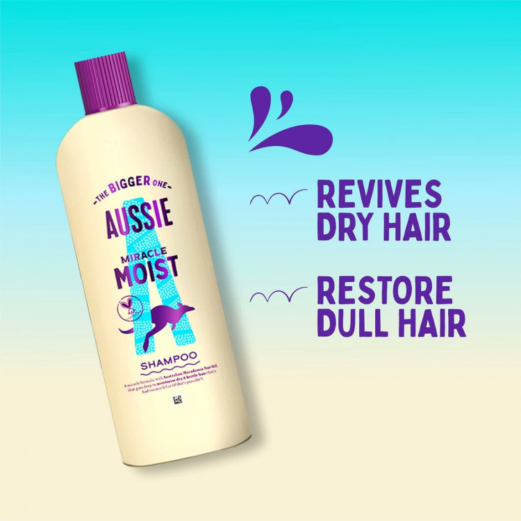 Aussie Miracle Moist Schampo 600ml