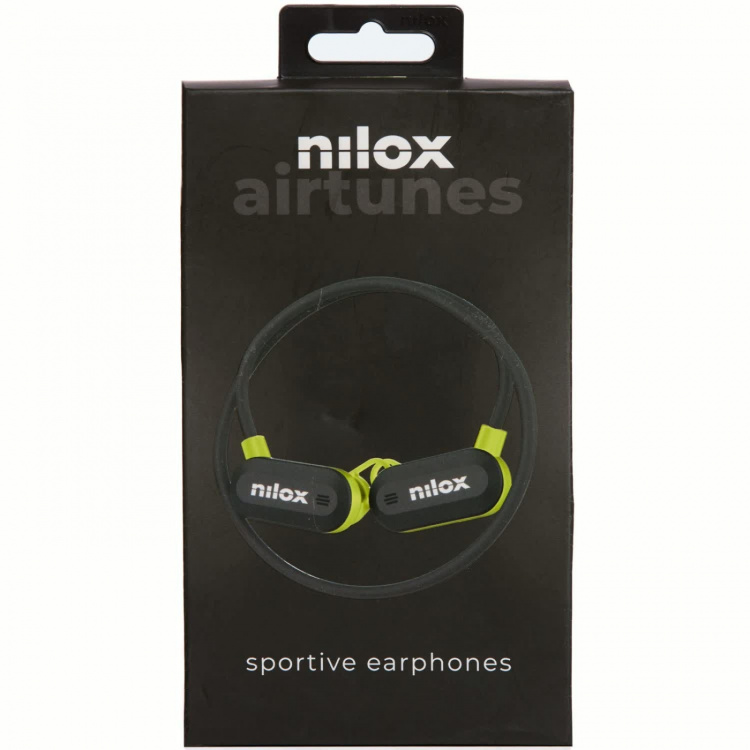 Nilox Hörlurar Sport Air Conduction ENC Airtunes Svart/Lime
