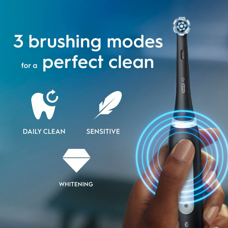 Oral B Borsthuvud iO White Clean Black