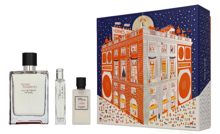 Hermes Terre D\'Hermes Giftset 155 ml Edp Spray Intense 100ml/Edp Spray Intense Spray 15ml/After Shave Balm 40ml