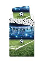 BrandMac Vuodevaatteet – Juniorikoko 100 x 140 cm – Jalkapallostadion (1000916)