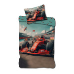 BrandMac Vuodevaatteet – Aikuisten koko 140 x 200 cm – Kilpa-auto (1029360)