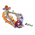 Disney Cars Radiator Springs Race & Rescue -pelisarja, jossa on 4 leluautoa (JFL57)