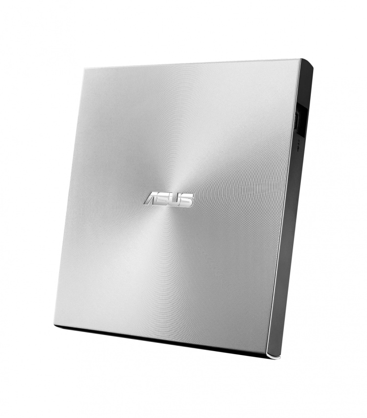 ASUS ZenDrive U8M -ultraohut ulkoinen DVD-asema ja polttava asema – hopeaASUS