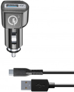 Cellularline Matkapuhelintarvikkeet Autolaturi 15 W, Huawei-yhteensopiva, sis. USB