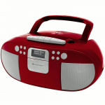 Soundmaster Boombox CD/MP3 DAB+/FM-radio Kassett USB SCD7800RO Röd