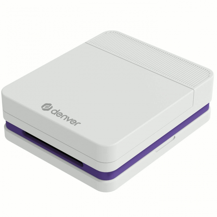 Denver Mobil färg-skrivare Bluetooth Batteri App-styrd MCP-6010 Vit