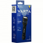 Varta Ficklampa 1500lm IP67 Night Cutter Pro F30R