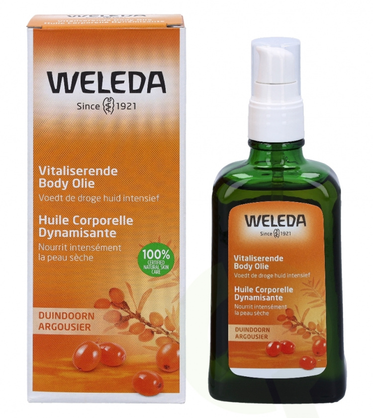 Weleda Sea Buckthorn Body Oil 100 ml Replenishes and Revitalizes