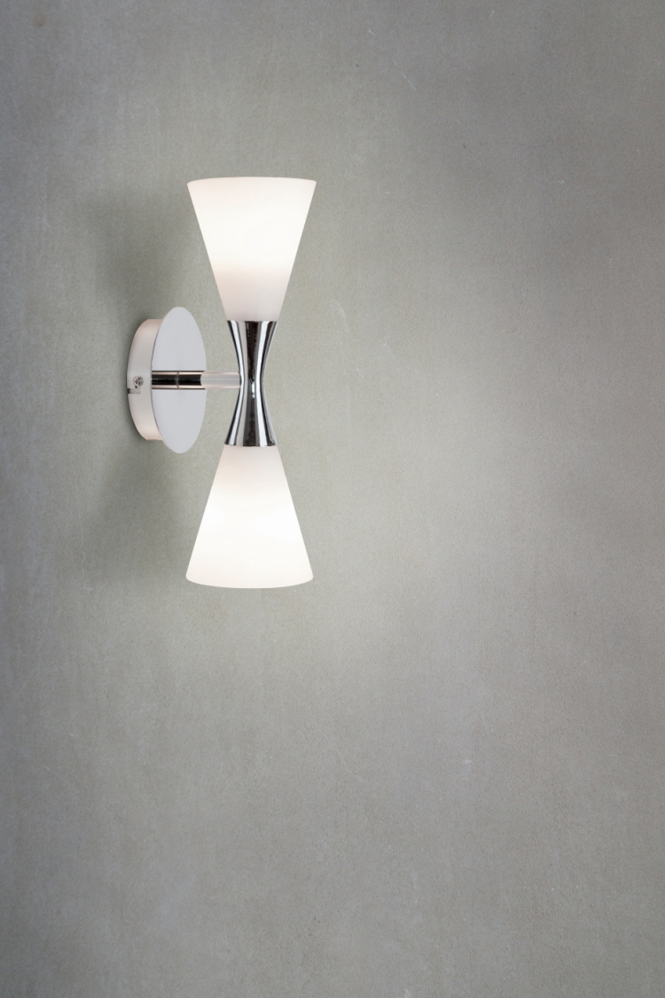 Herstal Vägglampa Harlekin Duo Krom D105 Herstal