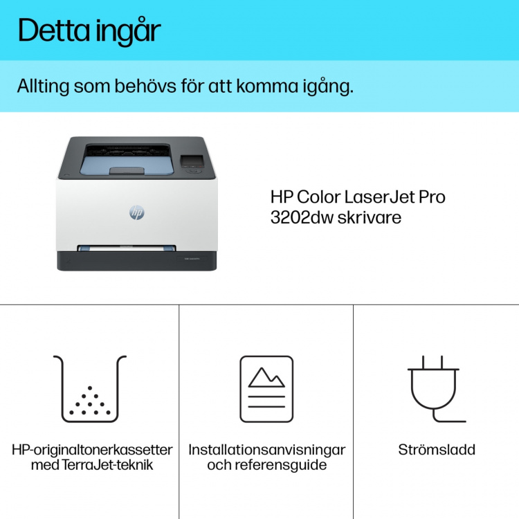 HP Laserskrivare Color Laserjet Pro 3202DW HP