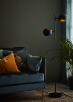 Markslöjd Golvlampa Edgar 107741 svart Markslöjd