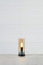 Markslöjd Bordslampa POST 1L 9 cm Sv/ Amb 108719 Markslöjd