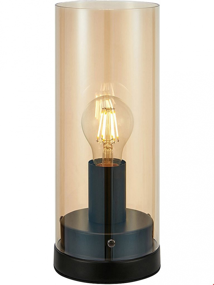 Markslöjd Bordslampa POST 37,5 cm svart/amber 108735 Markslöjd