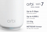 Netgear Router Orbi 370 Series Dual-Band WiFi 7 Mesh 2-Pack NETGEAR