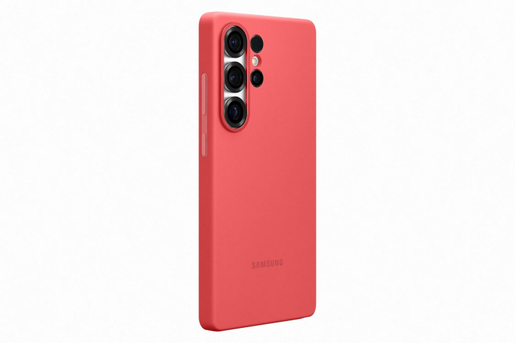 Samsung Galaxy S25 Ultra Silicone Case - Red
