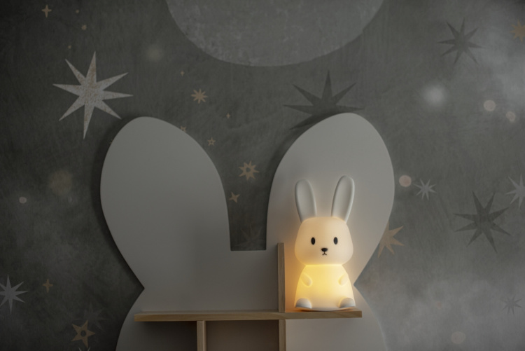 Star Trading Bordslampa 357-66 Dekorationslampa Bunny Star Trading