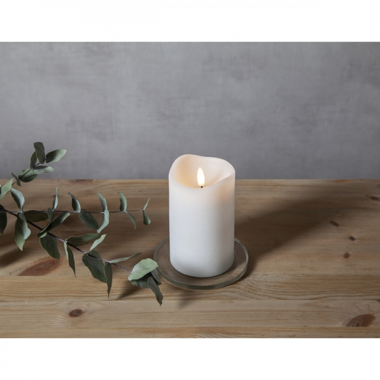 Star Trading Blockljus 063-38 Flamme vit 14cm Star Trading
