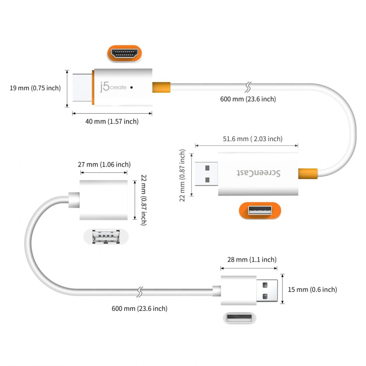 j5create J5 Screencast Wireless Display Adapter J5create