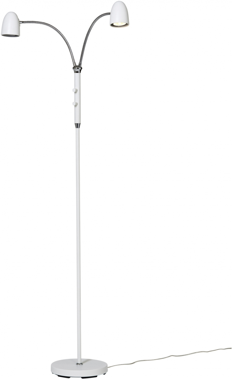 Armaturhantverk Golvlampa Koster Vit 2-armad G 898/05 Armaturhantverk