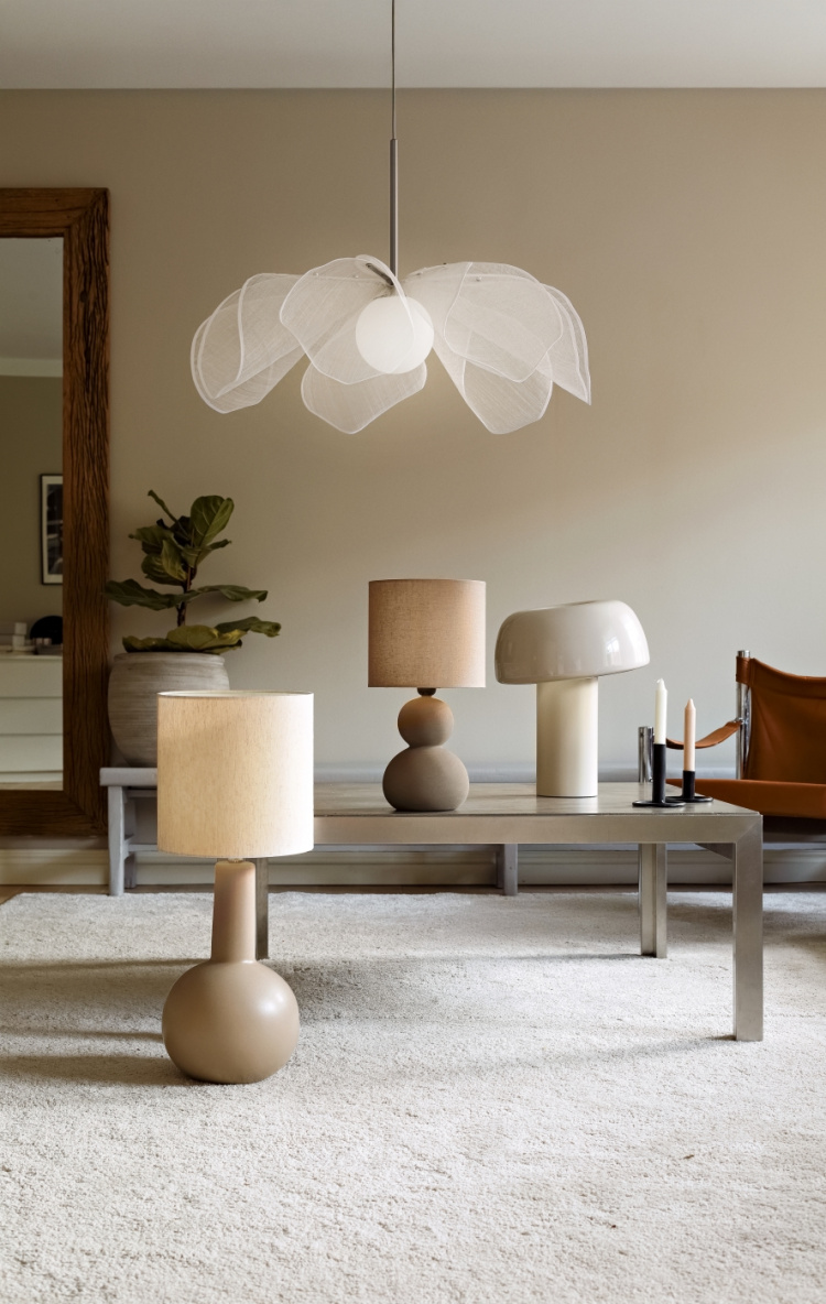Aneta Bordslampa KALAMATA 18305-16-16 brun Aneta
